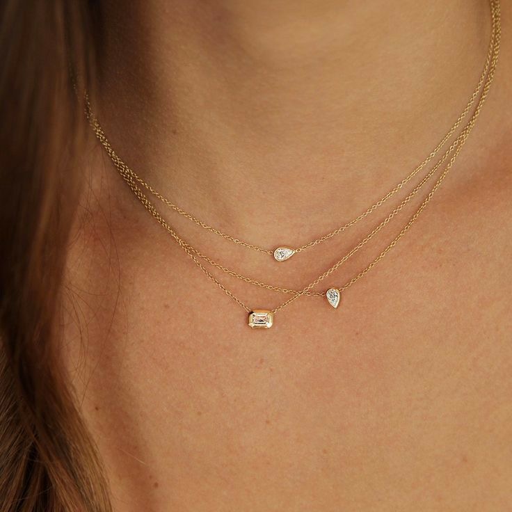 Minimalist One Stone Necklace