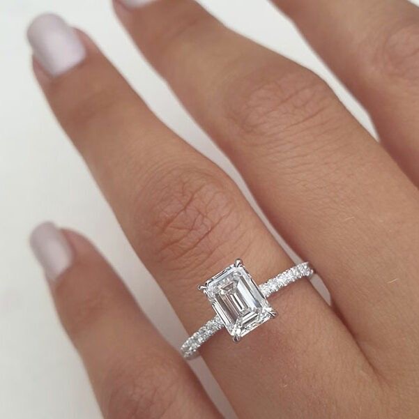 Emerald Promise Ring