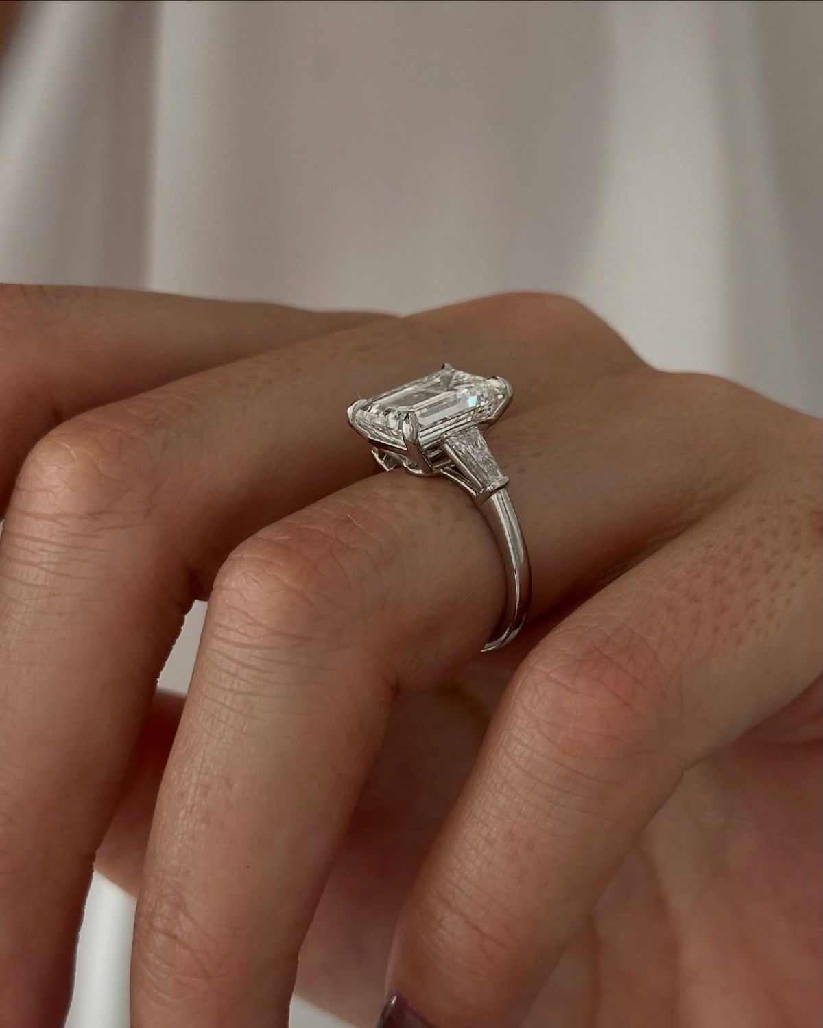 Emerald Promise Ring